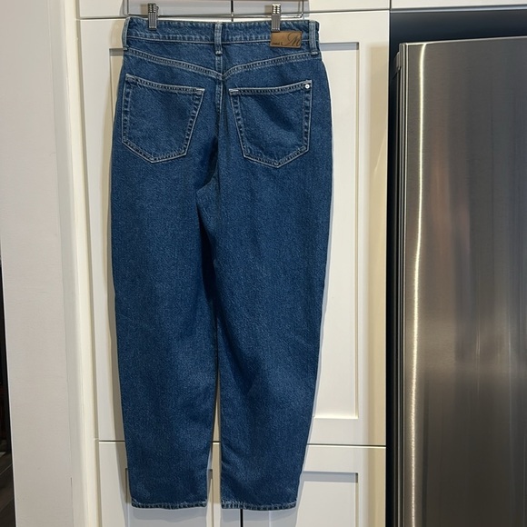 Mavi Laura High Rise Baggy Pleated Boyfriend Women Size 27 - Picture 12 of 12